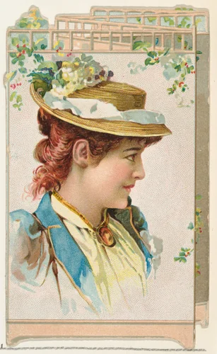 Folded Screen, from the Novelties series (N122) issued by Gail & Ax Tobacco to promote Navy Long Cut by Gail & Ax Tobacco, print, 1889