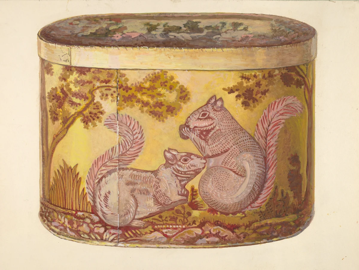 Bandbox by Arsen Maralian, index of american design, 1936