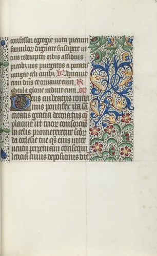 Book of Hours (Use of Rouen): fol. 53r by Master of the Geneva Latini, book, 1465-1475