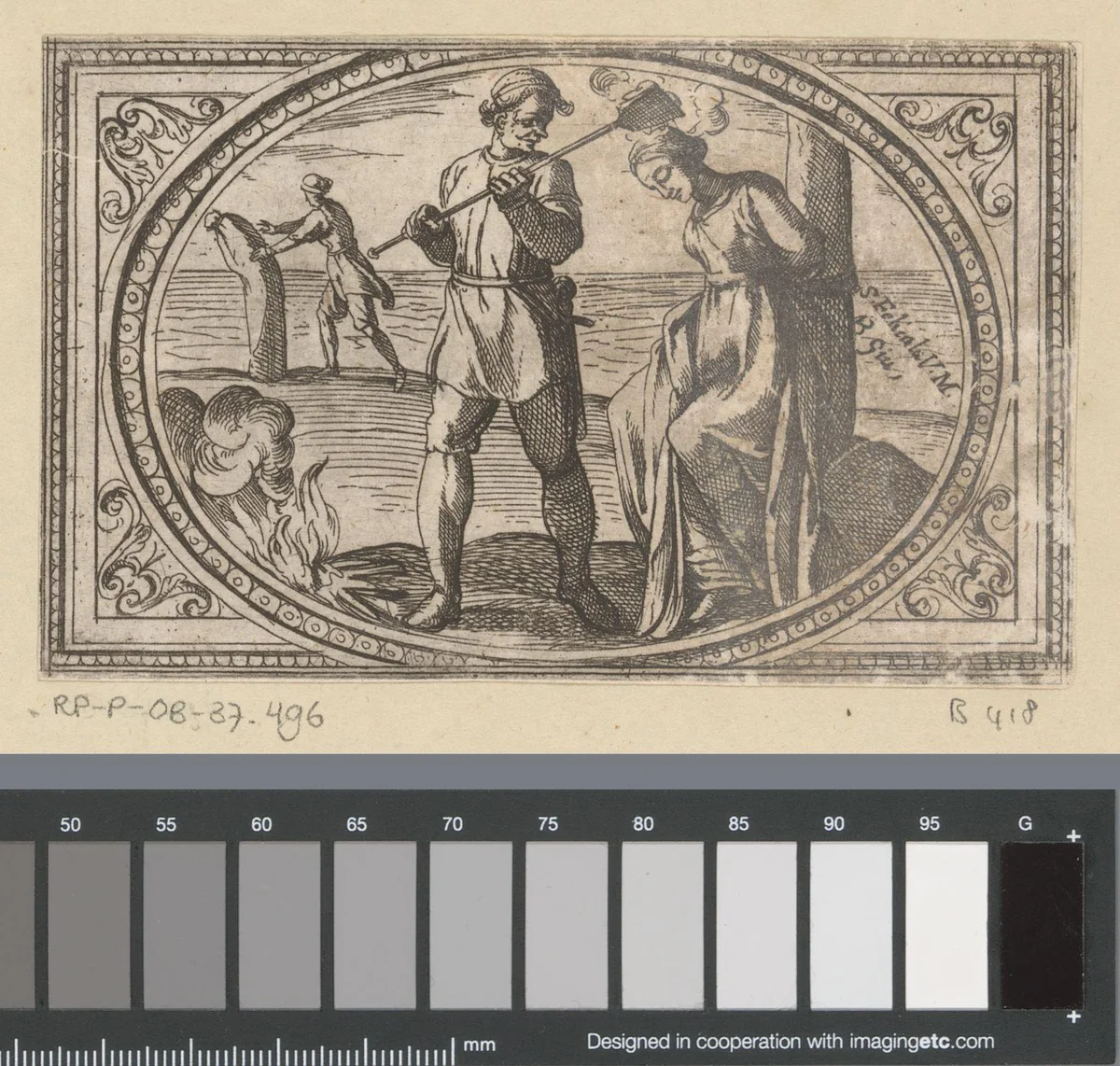 H. Felicula by Antonio Tempesta, print, 1565-1630