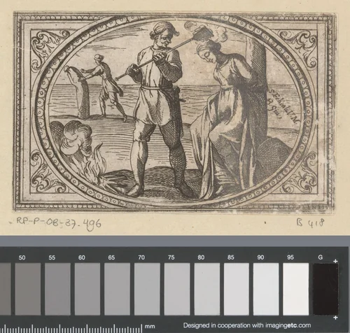 H. Felicula by Antonio Tempesta, print, 1565-1630