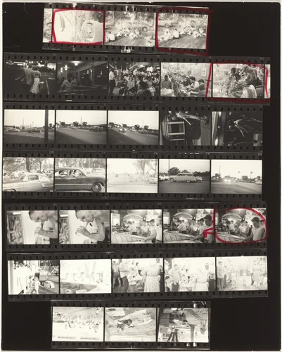 Guggenheim 59/Americans 69--Detroit by Robert Frank, photograph, 1955