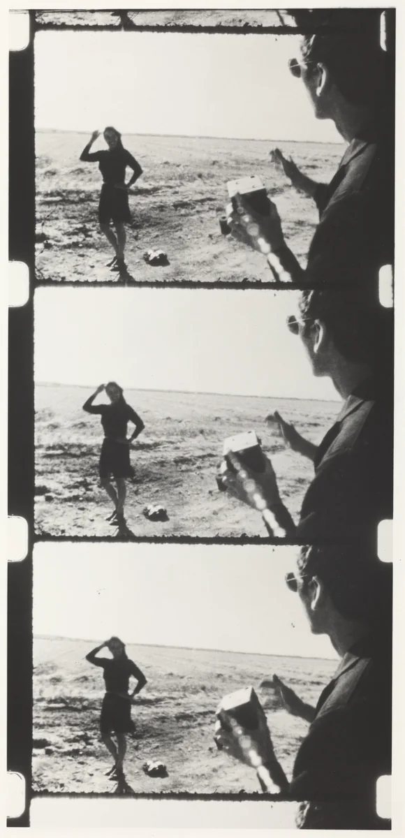 June and the Blind Man, Life Dances On... by Robert Frank, photograph, 1975