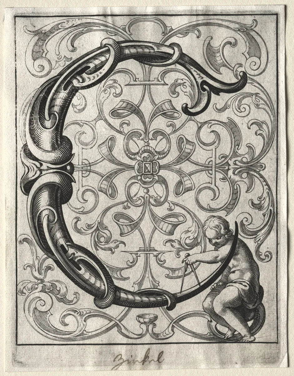 New ABC Booklet: C by Lucas Kilian, print, 1627