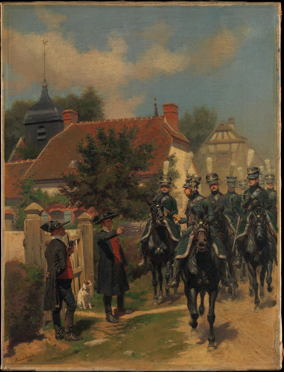 Gendarmes d'Ordonnance by Edouard Detaille, painting, 1894