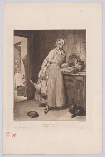 The Supplier, from "Gazette des Beaux-Arts" by Henri Charles Guérard, print, 1888