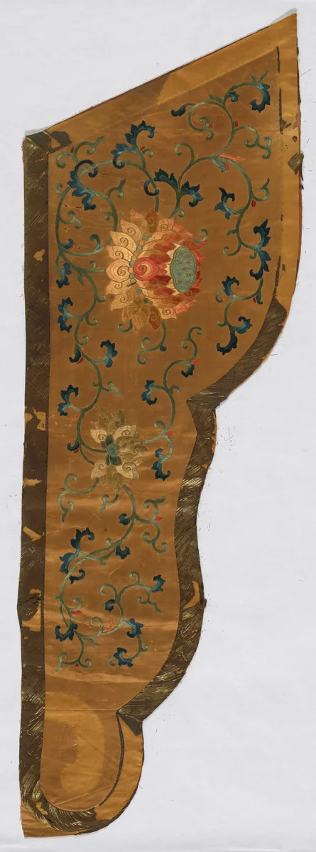 Temple banner by China, textile, 1700-1750