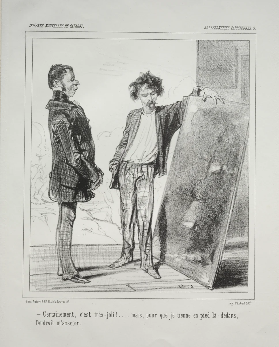 Baliverneries Parisiennes by Paul Gavarni, print, 1824-1866