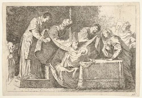 The Circumcision by Jean Honoré Fragonard, print, 1759-1769