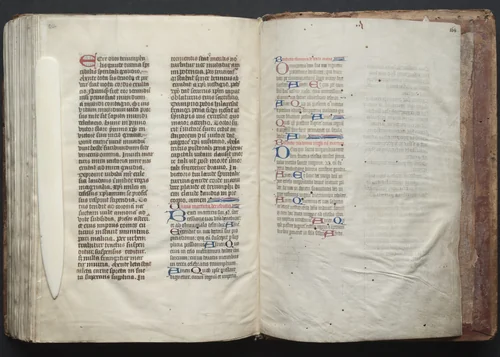 The Gotha Missal: Fol. 164r, Text by Master of the Boqueteaux, book, 1370-1380