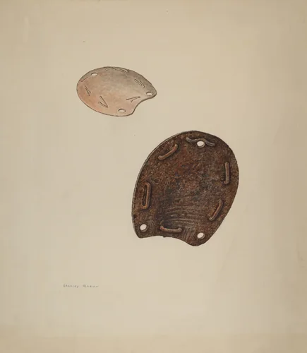 Horse Shoe by Stanley Mazur, index of american design, 1938