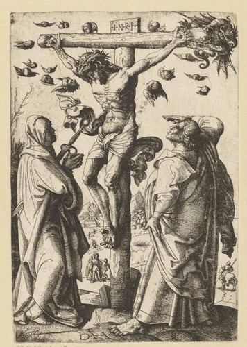 De Kruisiging by Unknown, print, 1505-1536