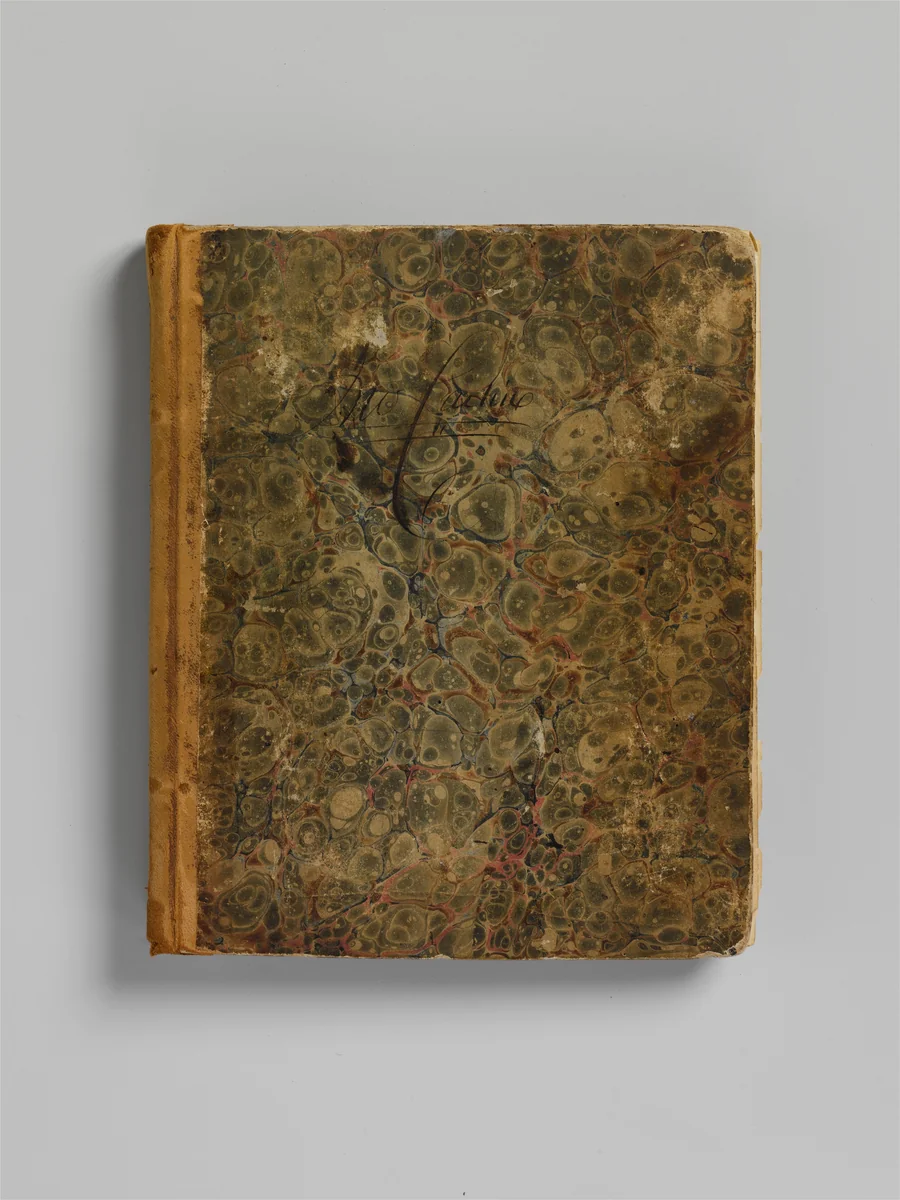 Account Book Ledger by John Carlin, artwork, 1835-1856