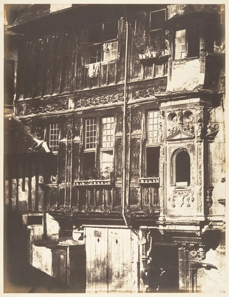 Cloître Saint-Amand, Rouen by Edmond Bacot, photograph, 1852-1853