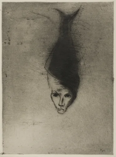 Sciapode by Odilon Redon, print, 1892