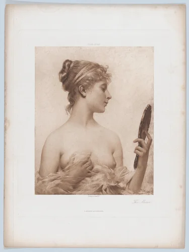 The Mirror by Goupil & Co., print, 1890