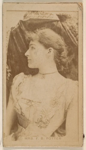Mrs. James Brown Potter, from the Actresses series (N245) issued by Kinney Brothers to promote Sweet Caporal Cigarettes by Kinney Brothers Tobacco Company, photograph, 1890