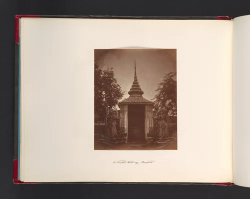 A Temple Gateway - Bangkok by John Thomson, photograph, 1865
