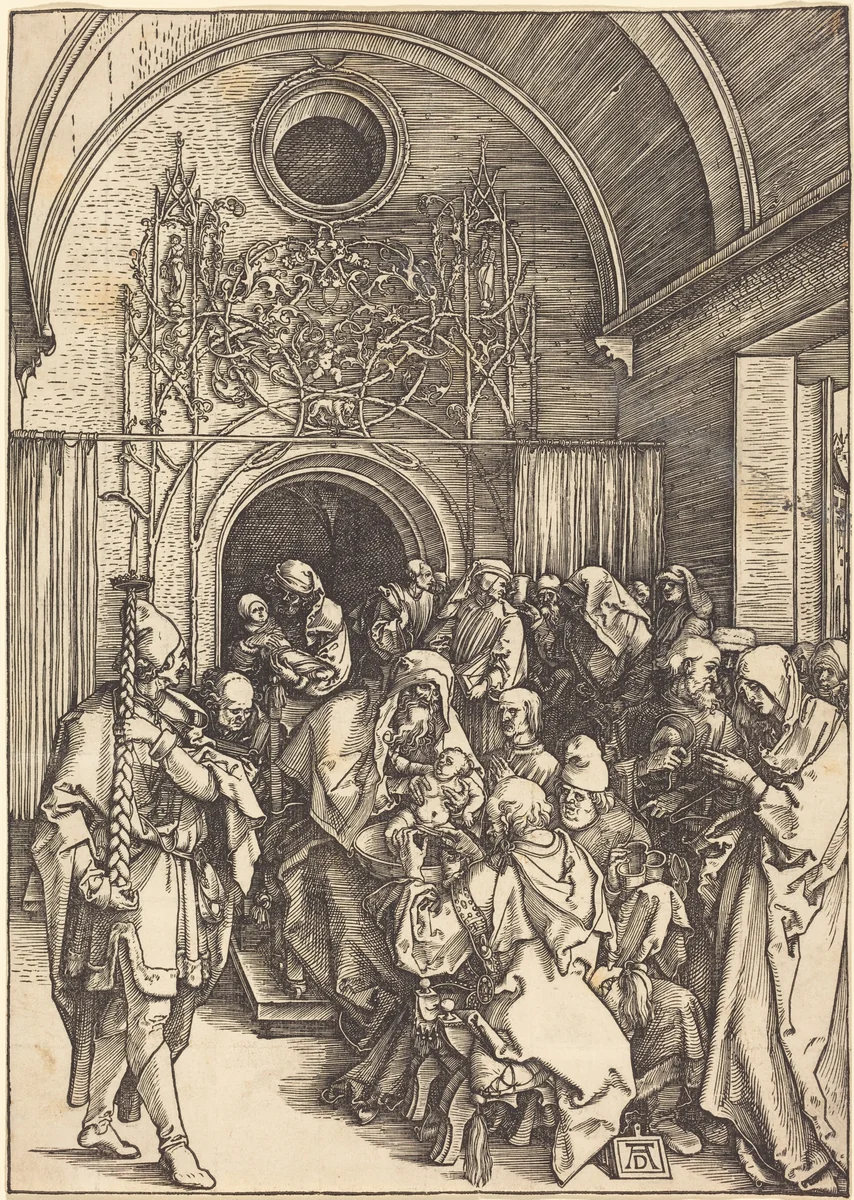 The Circumcision by Albrecht Dürer, print, 1504-1505