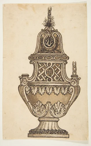 Design for a Vessel by anonymous, drawing, 1800-1899
