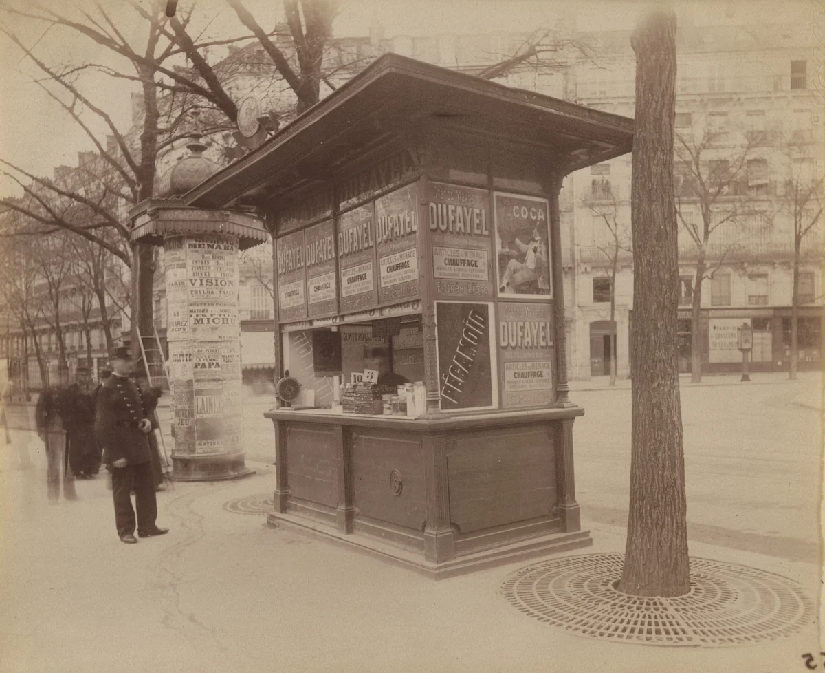 Boulevard Saint-Michel by Eugène Atget, photograph, 1898