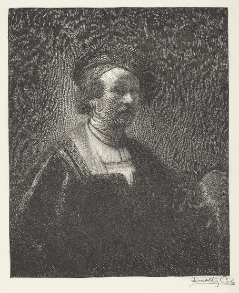 Rembrandt by Timothy Cole
Rembrandt van Rijn, print, 1921