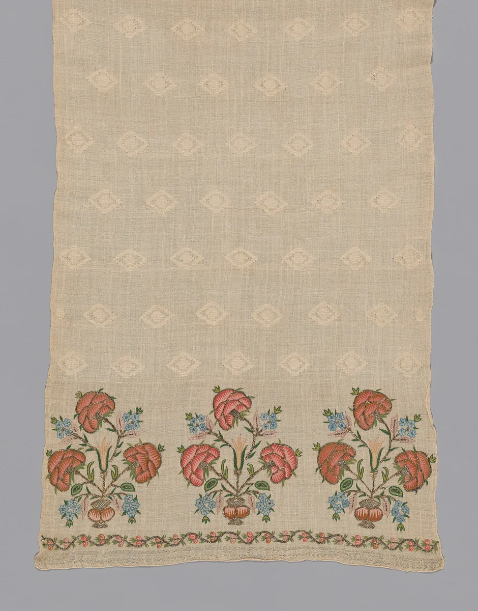 Towel by Turkey, textile, 1750-1850