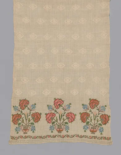 Towel by Turkey, textile, 1750-1850