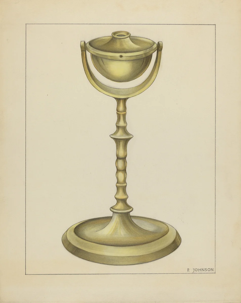 Betty Lamp by Philip Johnson, index of american design, 1939