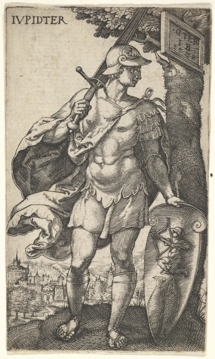 Jupiter, from "The Gods Who Preside Over the Planets" by Master I.B., print, 1528
