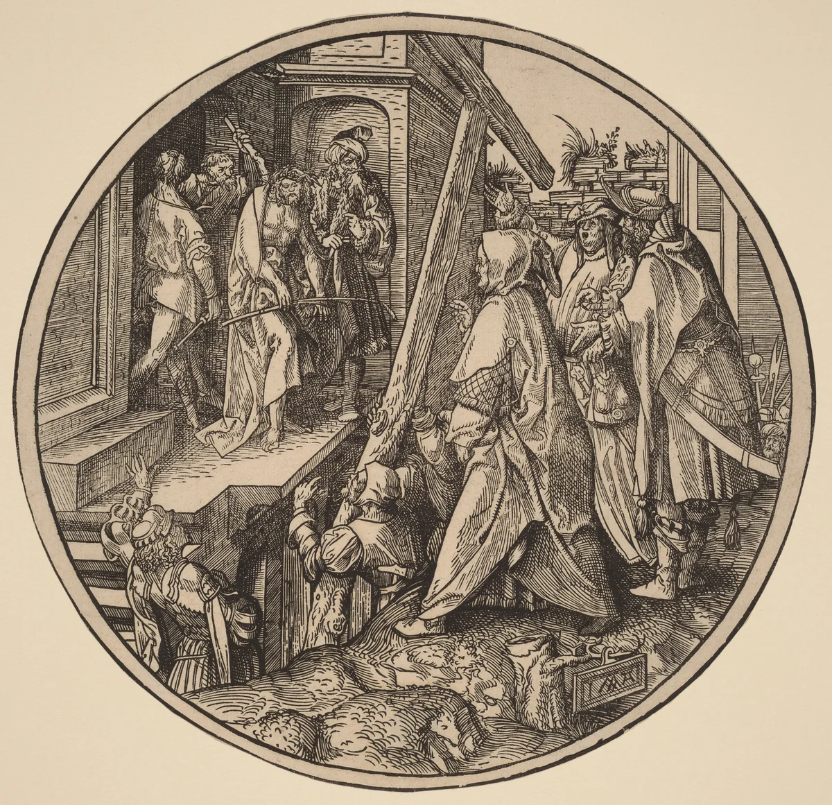 Ecce Homo by Jacob Cornelisz van Oostsanen, print, 1514