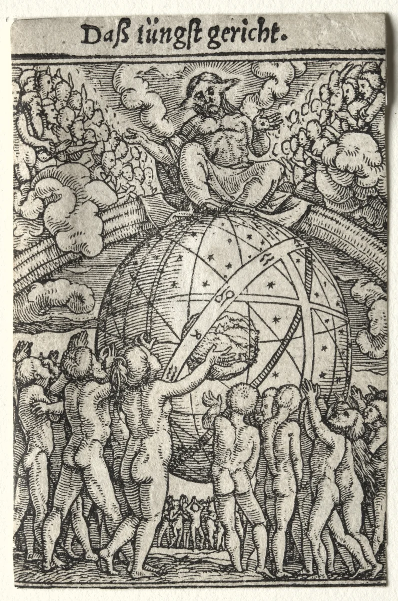 The Last Judgment by Hans Holbein the Younger, print, 1521-1531