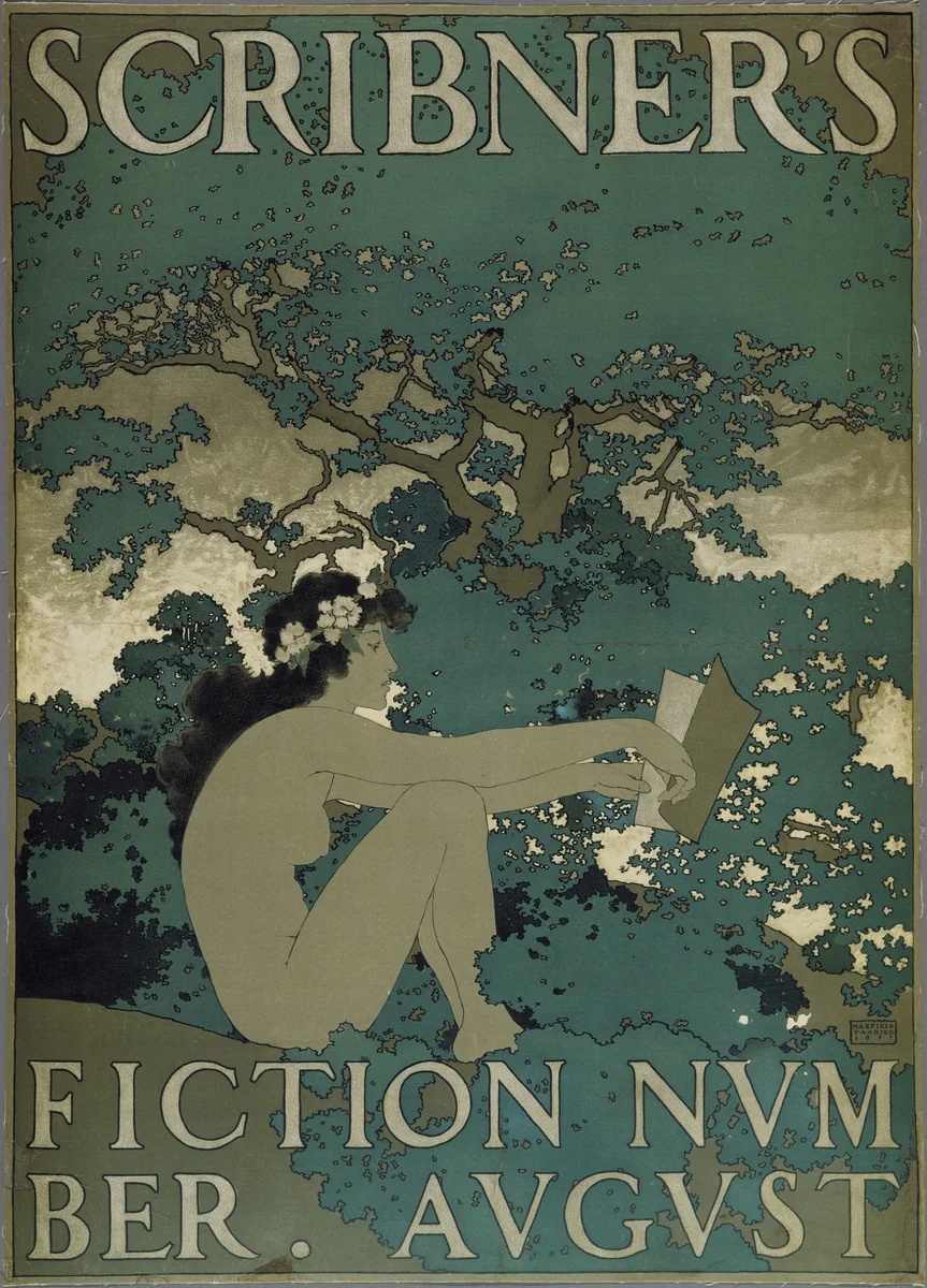 Scribner's by Maxfield Parrish, design, 1897