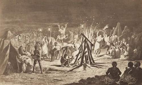 Untitled from the portfolio Souvenirs du Camp de Chalons by Gustave Le Gray, photograph, 1857