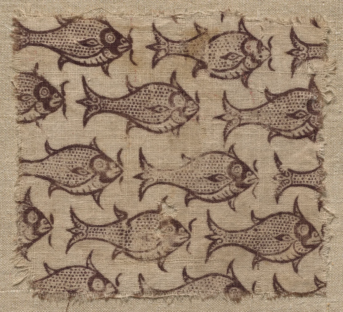 Fragment by Unknown, textile, 1200-1399