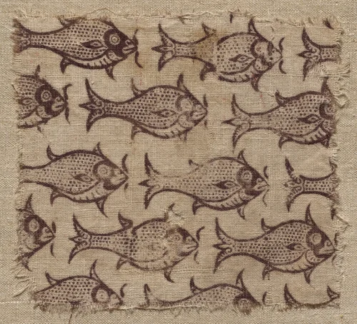 Fragment by Unknown, textile, 1200-1399