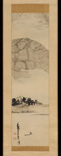 Finger Painting of a Landscape by Ike no Taiga (池大雅), painting, 1723-1776