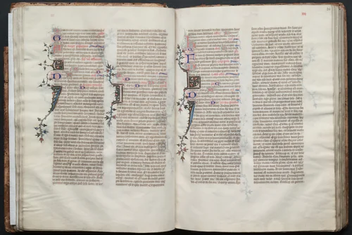 The Gotha Missal: Fol. 32r, Text by Master of the Boqueteaux, book, 1370-1380