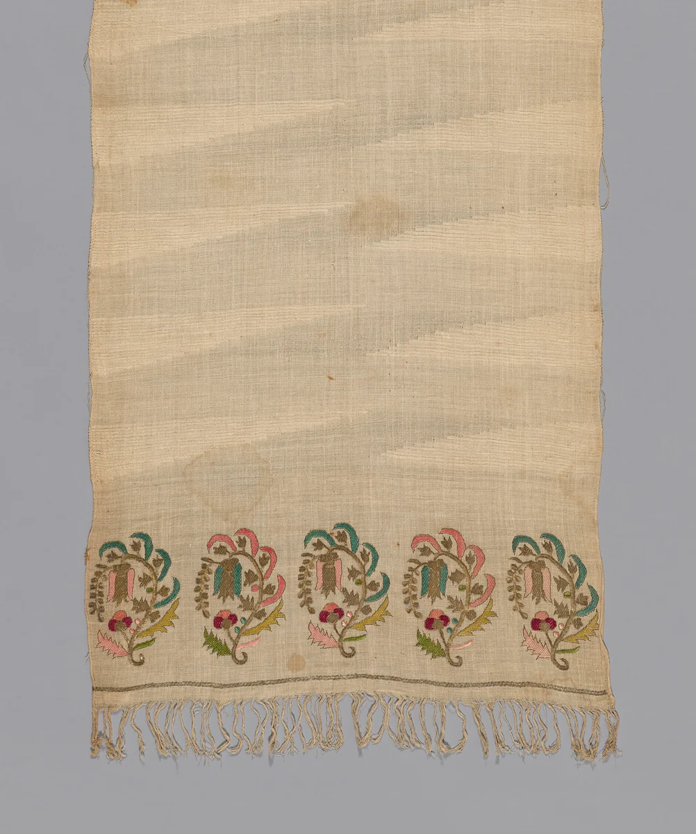 Towel by Turkey, textile, 1875-1900