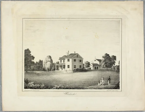 Woodside by J.F.C., print, 1825-1826