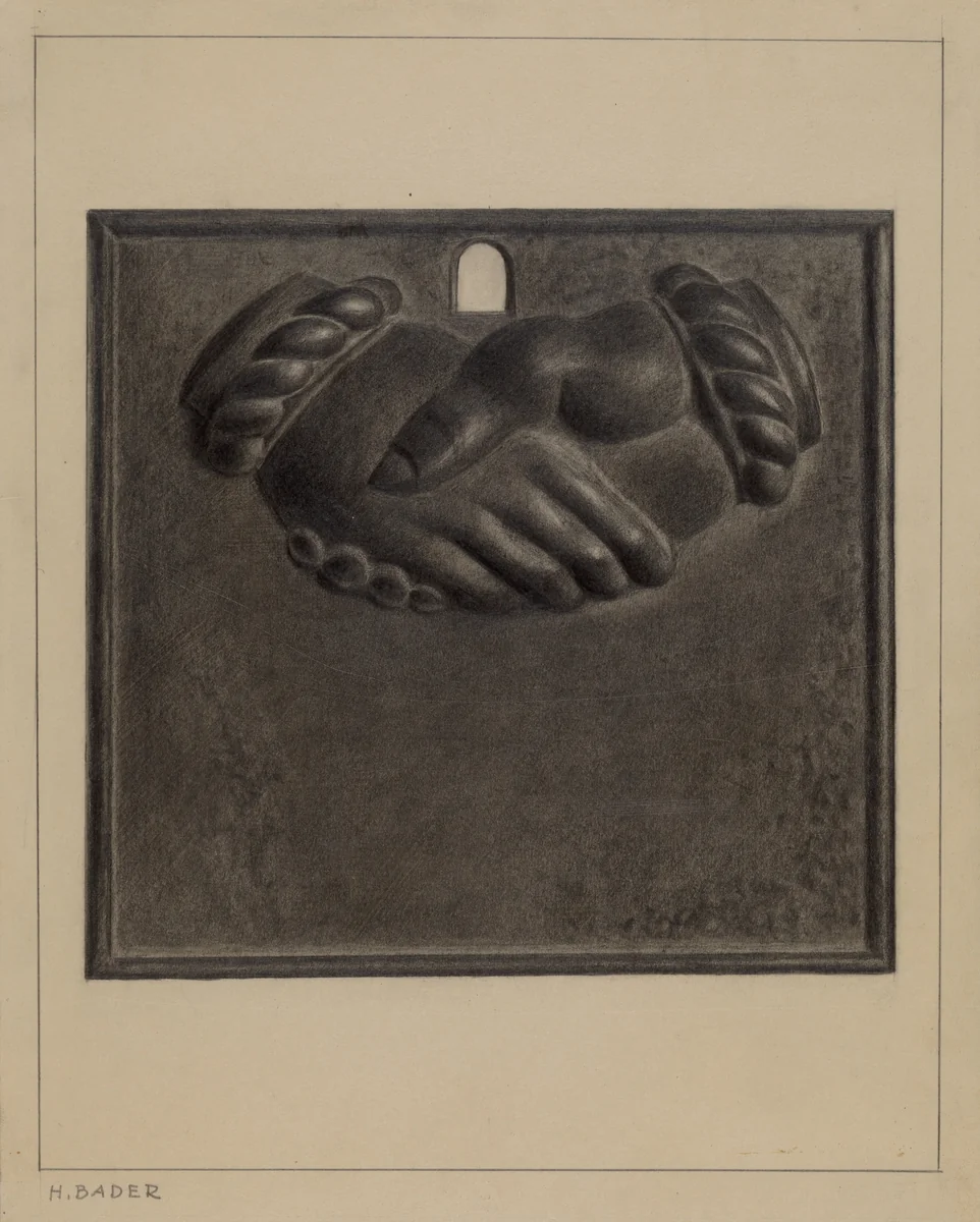 Firemark by Herman Bader, index of american design, 1937