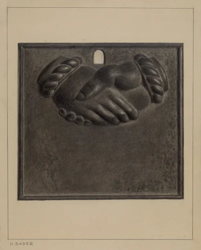 Firemark by Herman Bader, index of american design, 1937