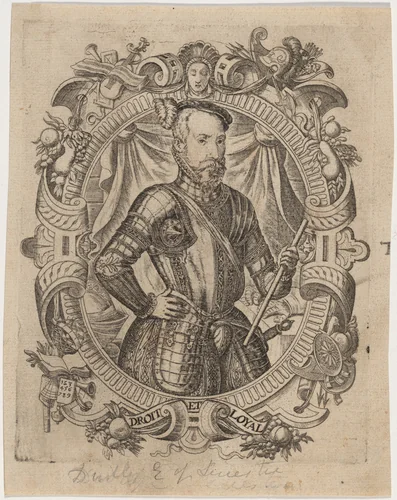 Robert Dudley, Earl of Leicester by Unknown 19th Century, print, 1568
