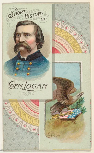 A Short History: General John Logan, from the Histories of Generals series (N114) issued by W. Duke, Sons & Co. to promote Honest Long Cut Smoking and Chewing Tobacco by W. Duke, Sons & Co., print, 1888