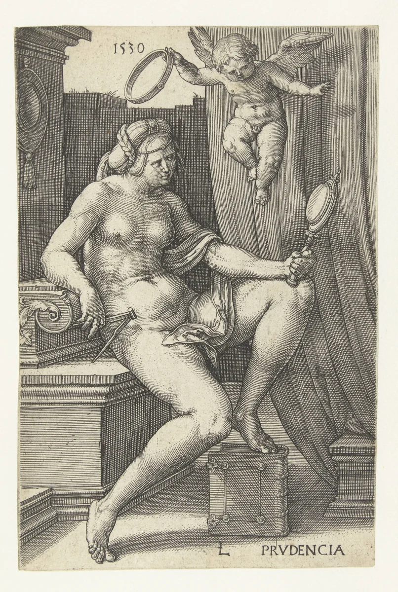 Voorzichtigheid by Unknown, print, 1530