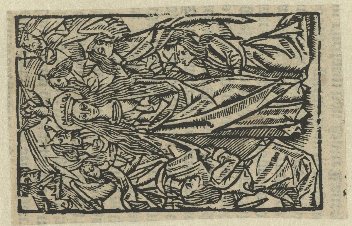 Verheerlijking van Maria by anonymous, print, 1604