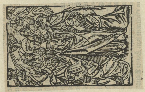 Verheerlijking van Maria by anonymous, print, 1604