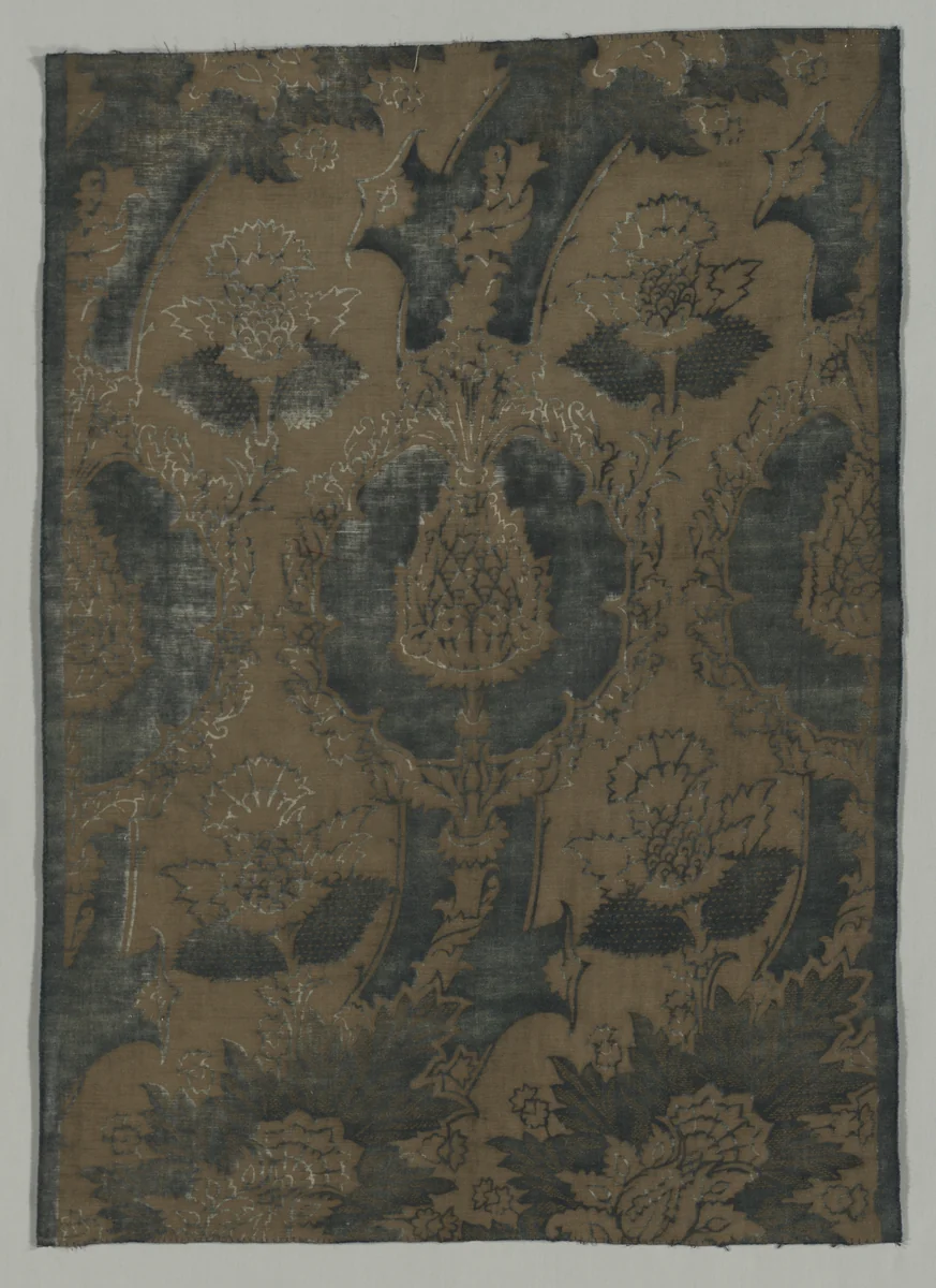 Reproduction of a Florentine Velvet by Mariano Fortuny y Madrazo, textile, 1930-1937