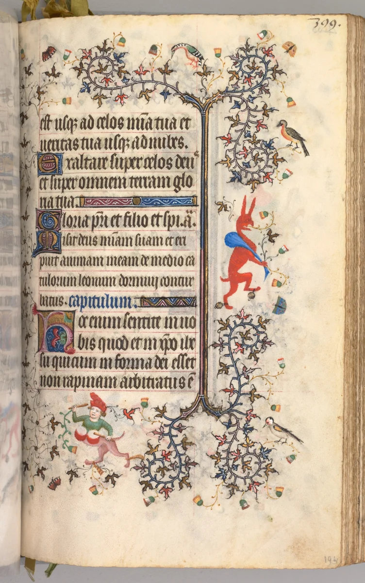 Hours of Charles the Noble, King of Navarre (1361-1425): fol. 194r, Text by Master of the Brussels Initials and Associates, book, 1400-1410
