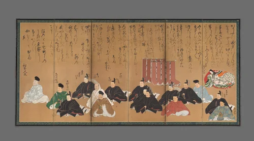 The Thirty-Six Poetic Immortals by Kano Takanobu, other, 1600-1615